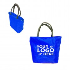 Polyester Durable Shopping Tote Bag with Pouch Inside